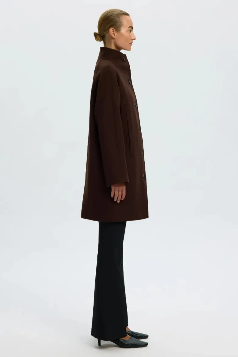 Zia-vinni wool blend coat